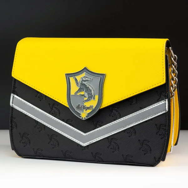 Loungefly x Harry Potter Hufflepuff Chain Strap Crossbody Bag