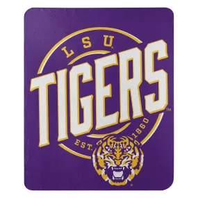 LSU Tigers 50 x 60 Campaign Fleece Throw Blanket