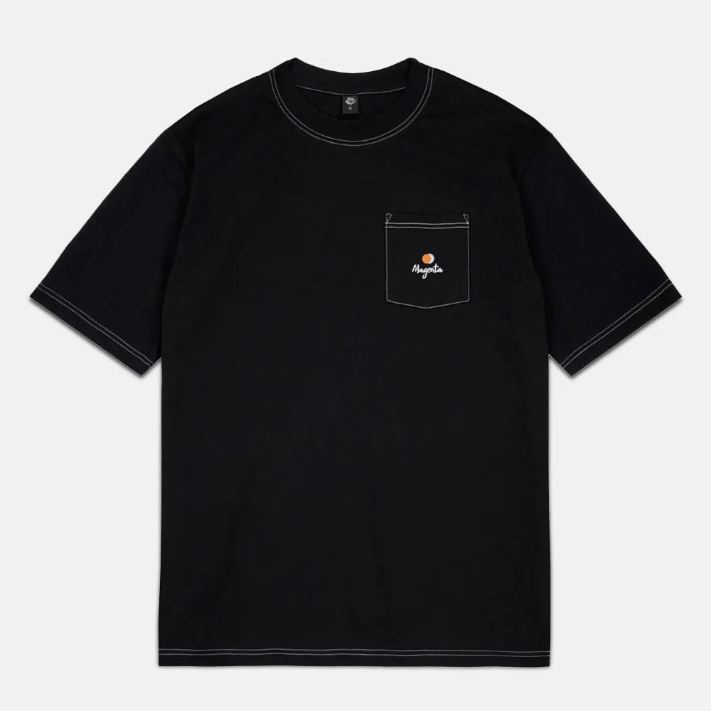 Magenta Skateboards - Vision Pocket T-Shirt - Black