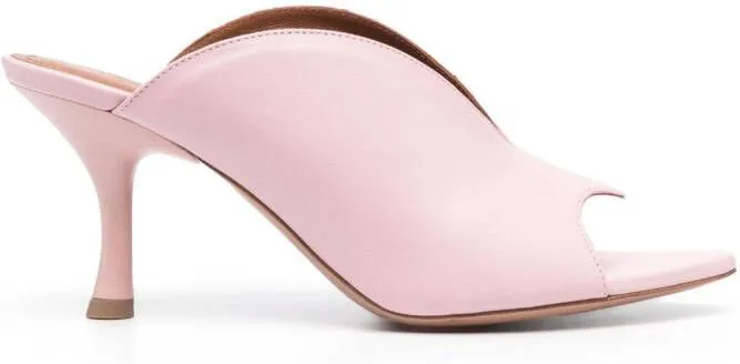 Malone Souliers 80mm Henri leather mules Pink