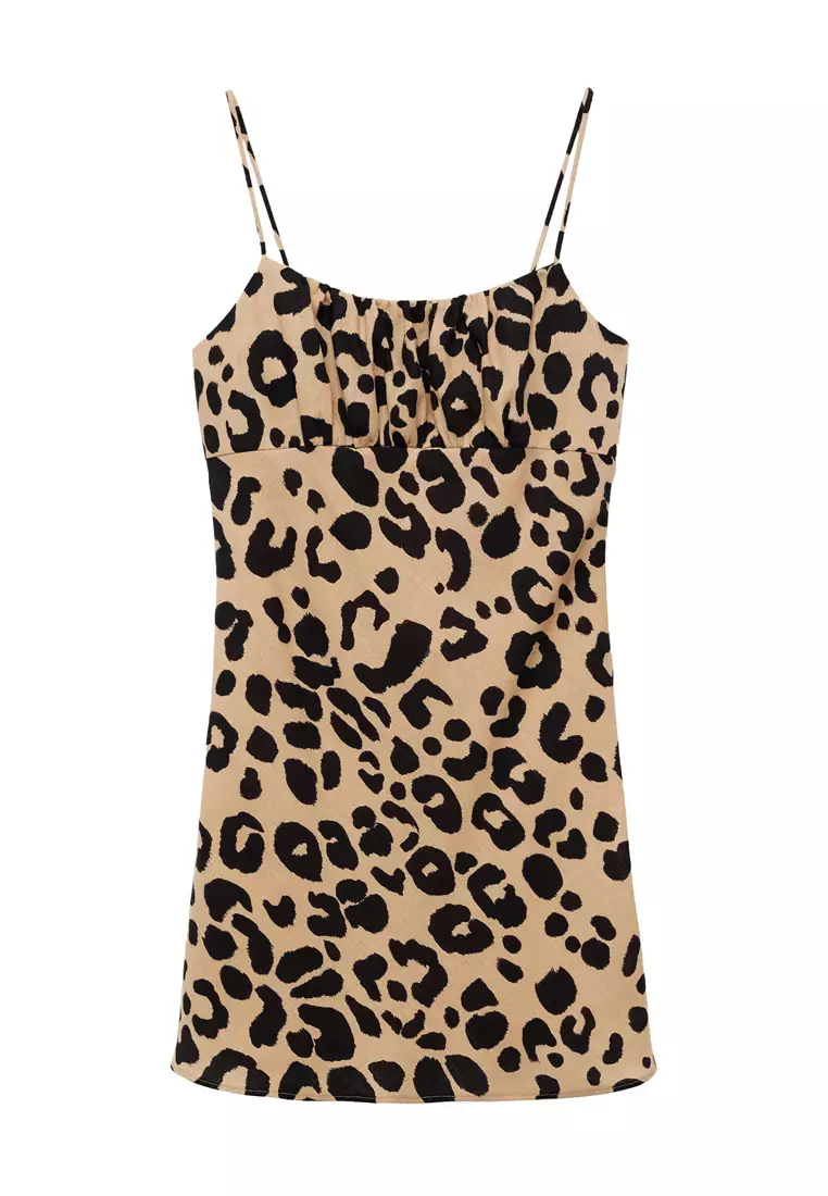 Mango Short Leopard Dress