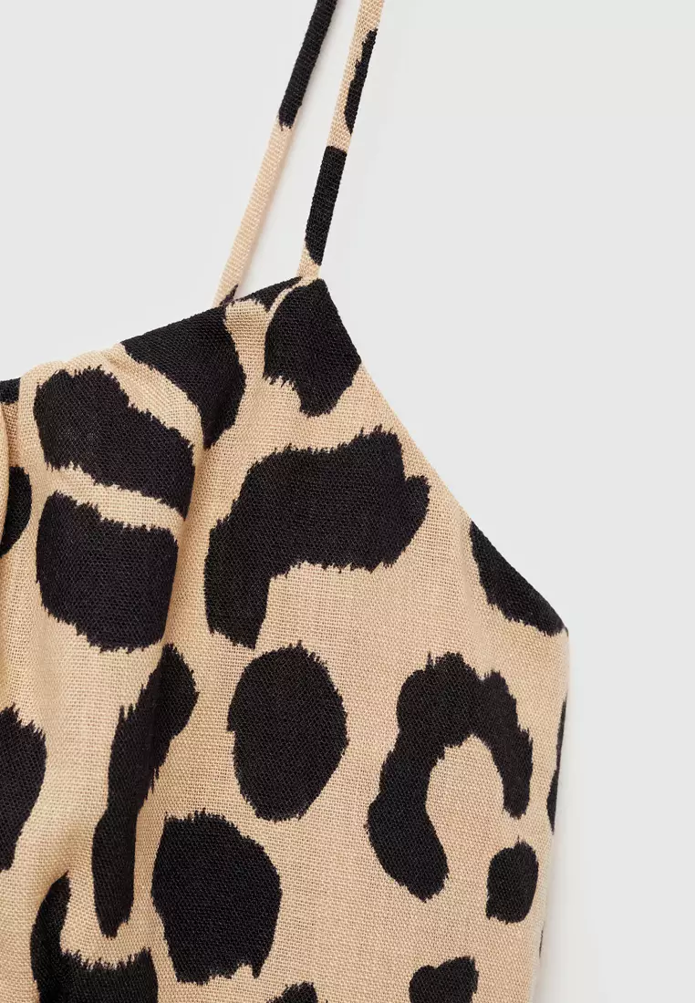 Mango Short Leopard Dress