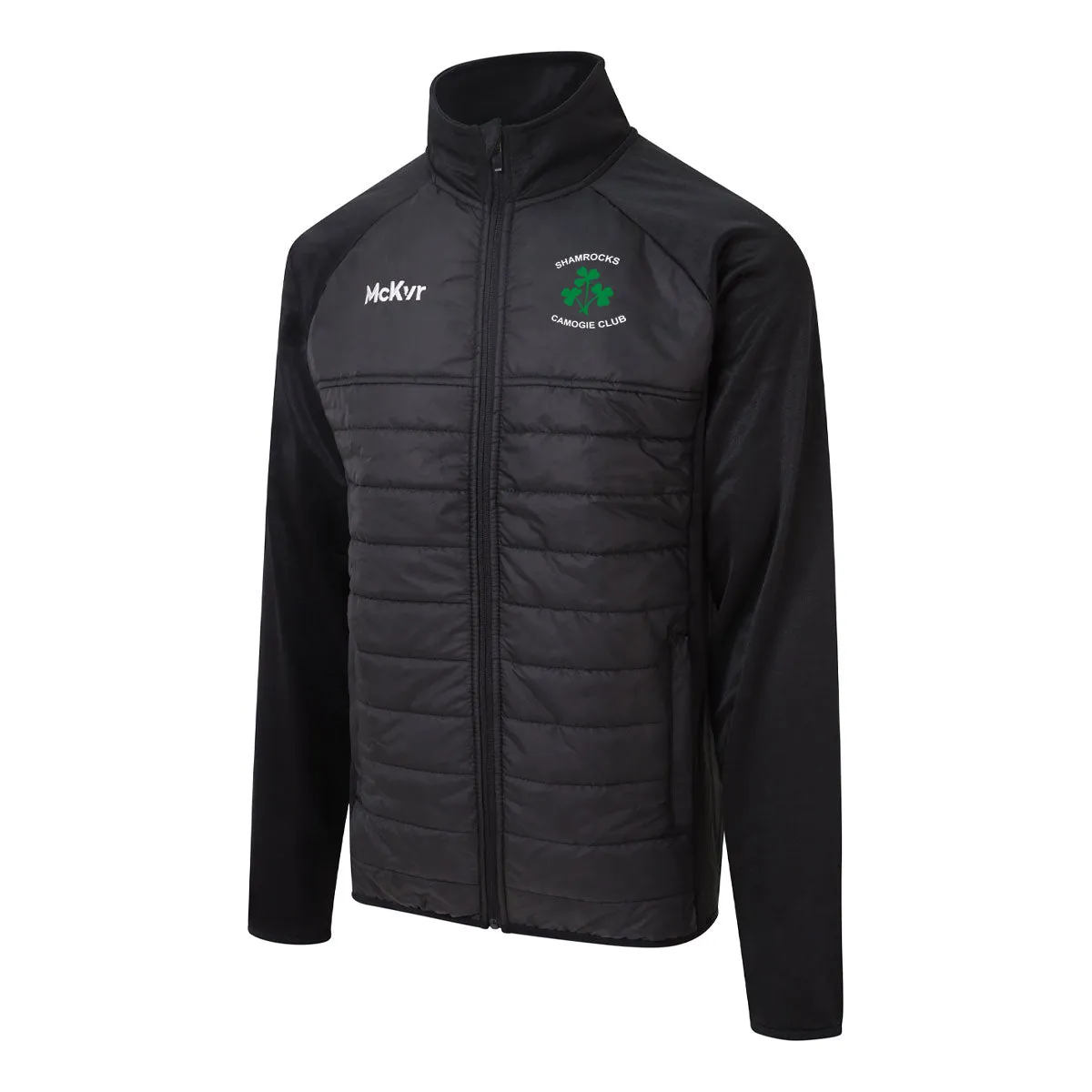 Mc Keever Shamrocks Camogie - Galway Core 22 Hybrid Jacket - Youth - Black