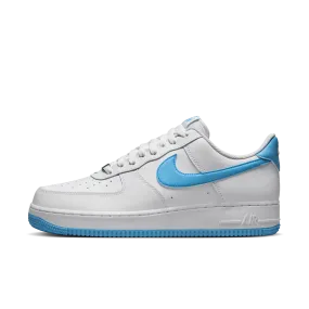 Men's Nike Air Force 1 '07 - White/Aquarius Blue/White