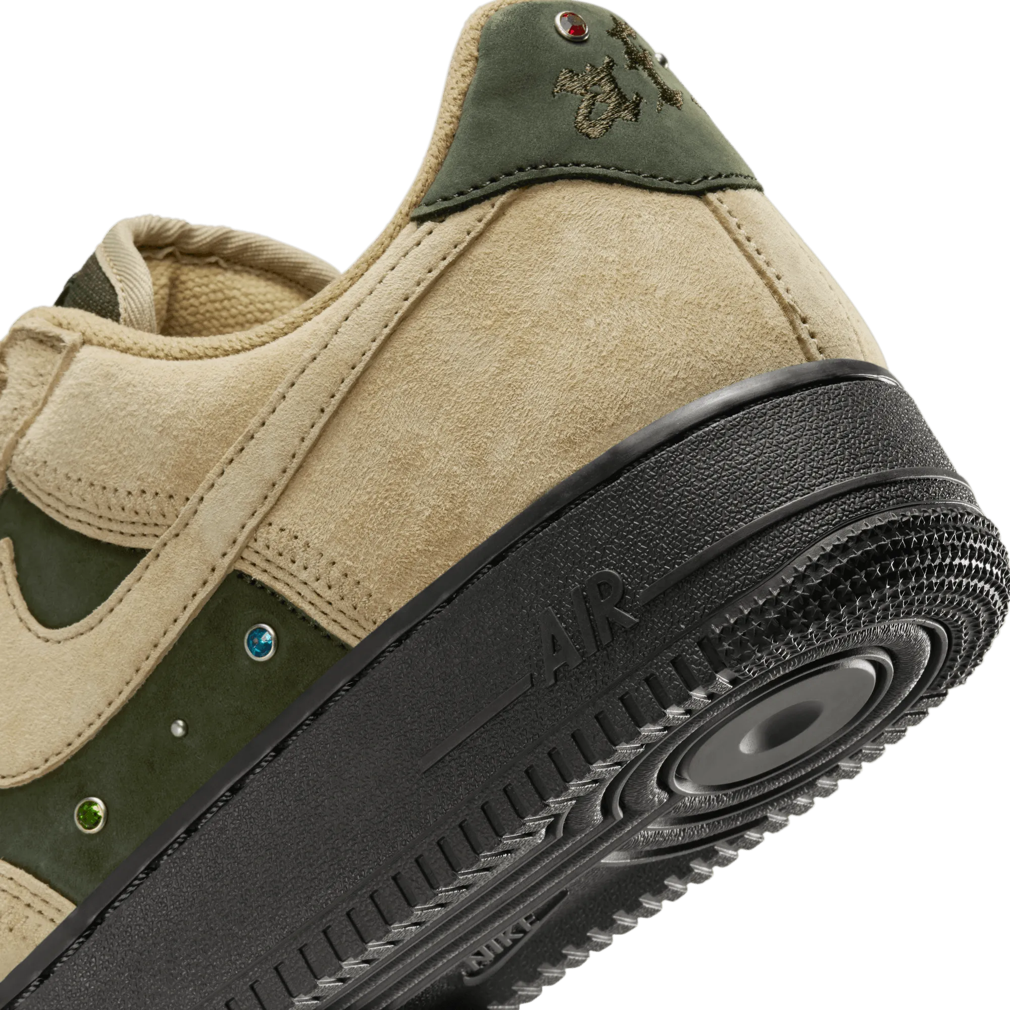 Men's Nike Air Force 1 Retro - Dark Army/Neutral Olive/Sequoia