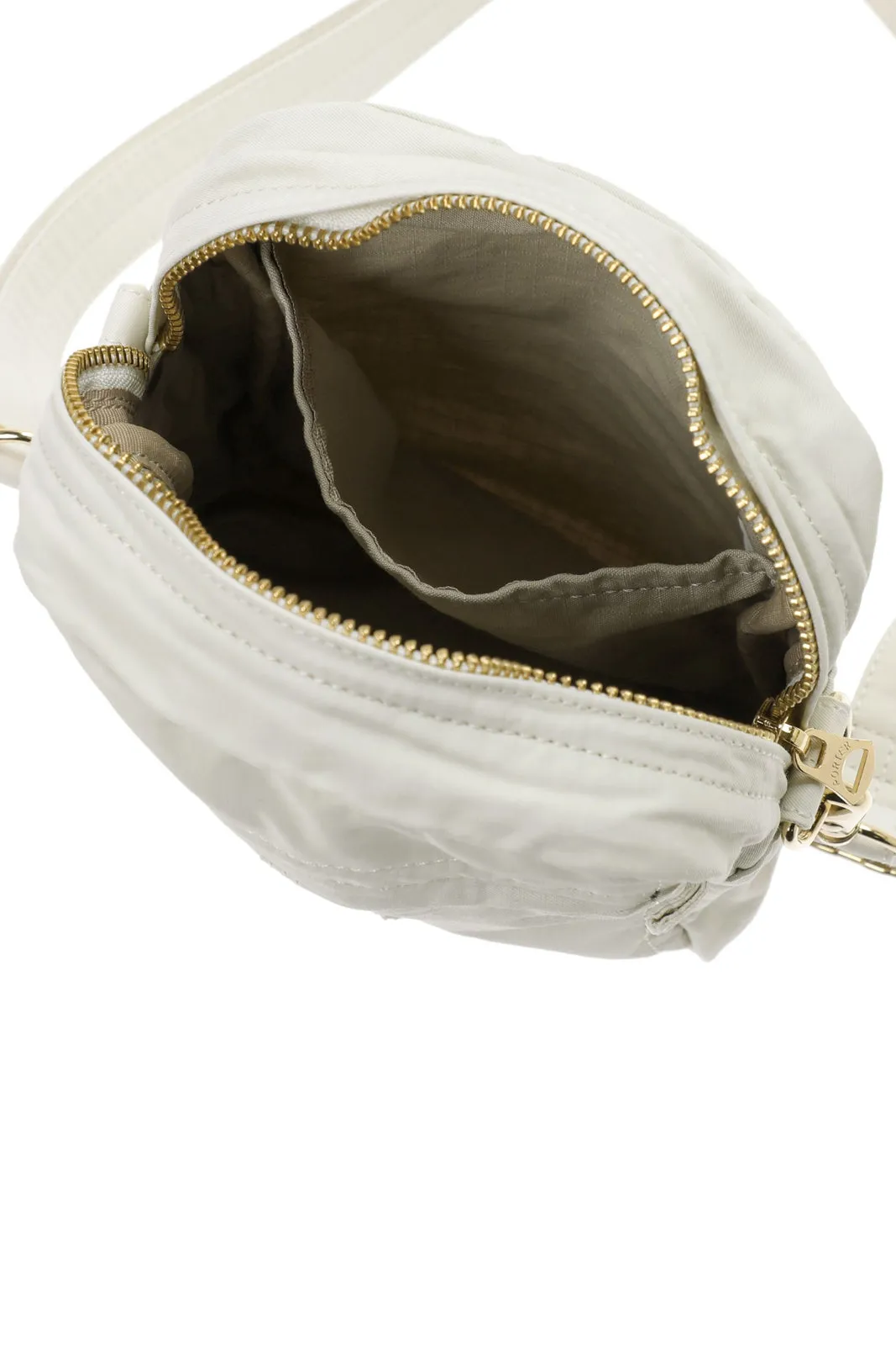 Mile Vertical Shoulder Bag - White