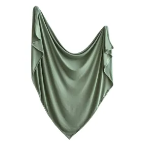 Mushie - Stretchy Swaddle Blanket - Dried Thyme