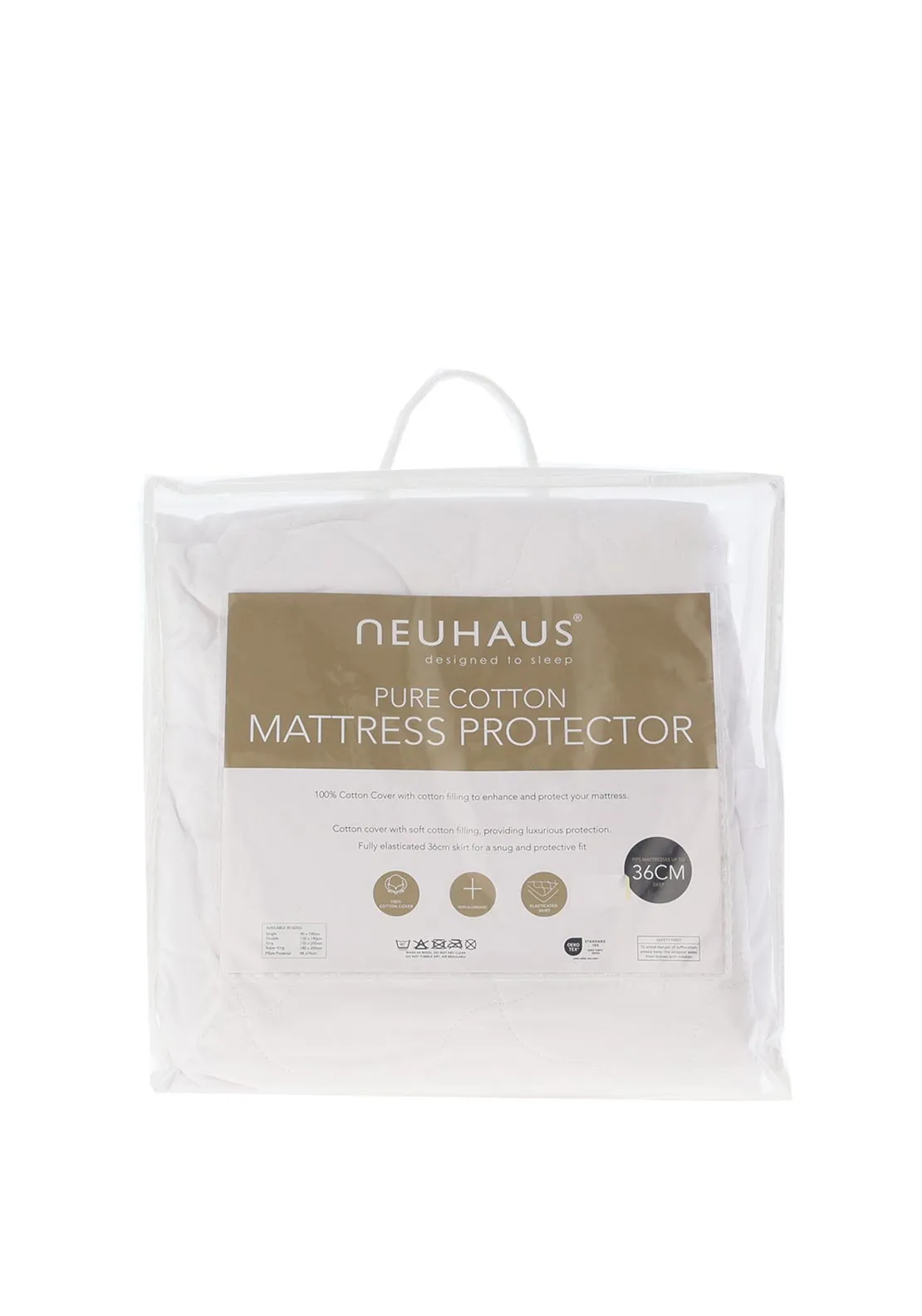 Neuhaus Pure Cotton Double Mattress Protector