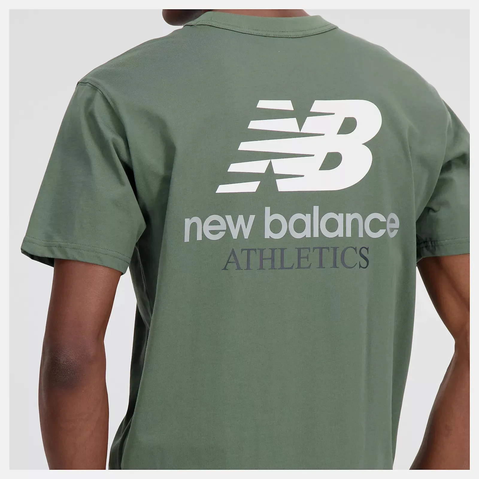 NEW BALANCE ATHLETICS REMASTERED GRAPHIC COTTON JERSEY SHORT SLEEVE T-SHIRT