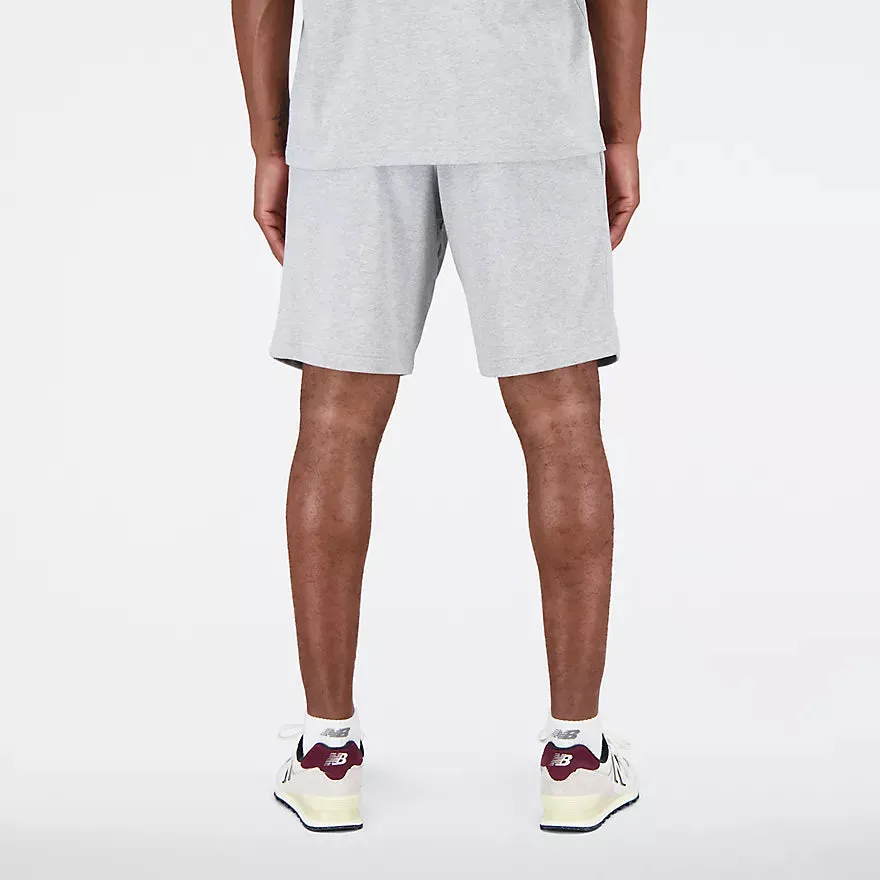 NEW BALANCE ESSENTIALS STACKED LOGO FRENCH TERRY SHORT