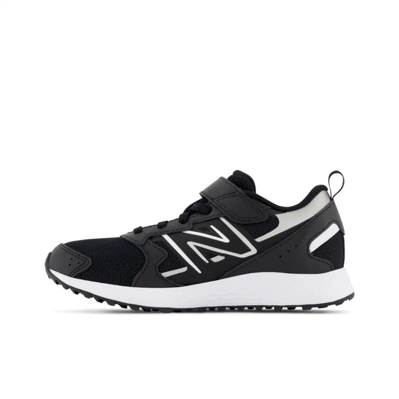 New Balance Infant Youth Fresh Foam 650 Bungee Lace with Top Strap - YT650BK1