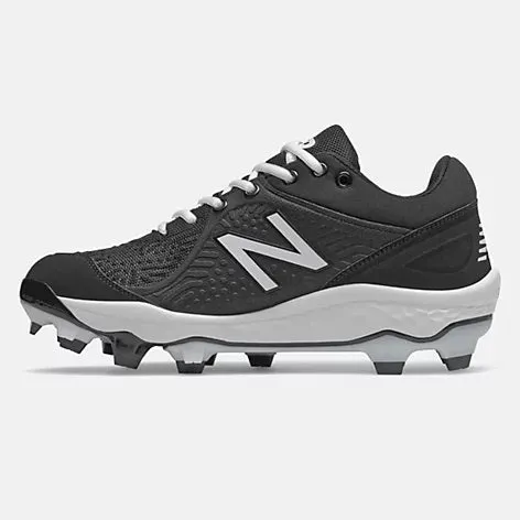 New Balance - Men's Black/White 3000v5 Fresh Foam Molded Cleat (PL3000K5)