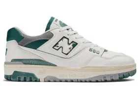 New Balance Unisex 550 Sneakers - White/Green/Grey