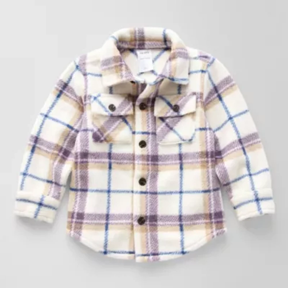 Okie Dokie Toddler & Little Girls Midweight Shirt Jacket