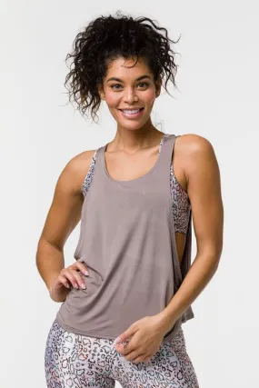 ONZIE // TONE TANK TOP - CHAMPAGNE