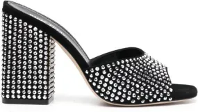 Paris Texas Holly Anja crystal-embellished mules Black