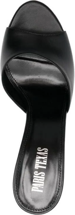 Paris Texas Olivia 120mm open-toe mules Black