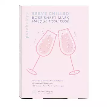 Patchology Pack of 4 Rosé Sheet Masque | Kaleidoscope