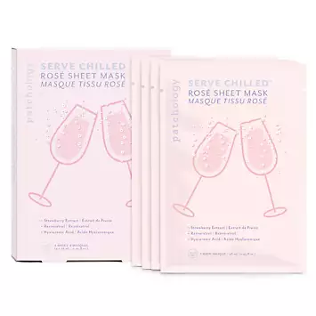 Patchology Pack of 4 Rosé Sheet Masque | Kaleidoscope