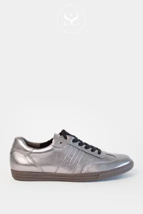 PAUL GREEN 5350 PEWTER LOW PROFILE TRAINERS