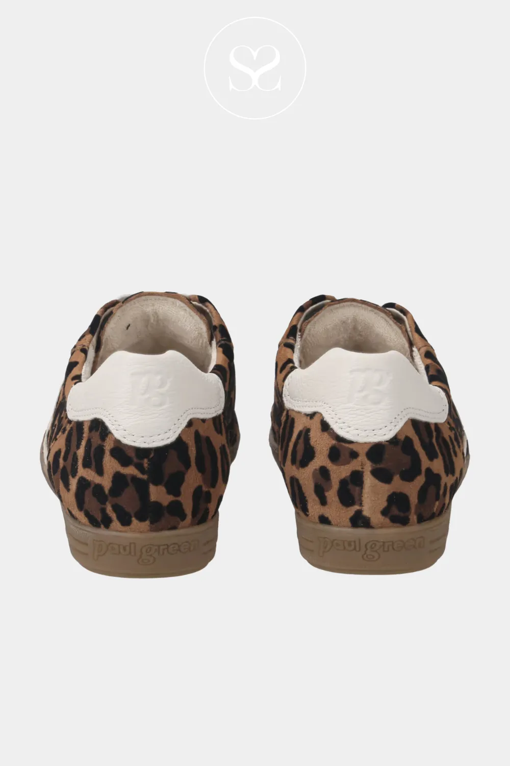 PAUL GREEN 5450 LEOPARD PRINT LOW PROFILE TRAINERS