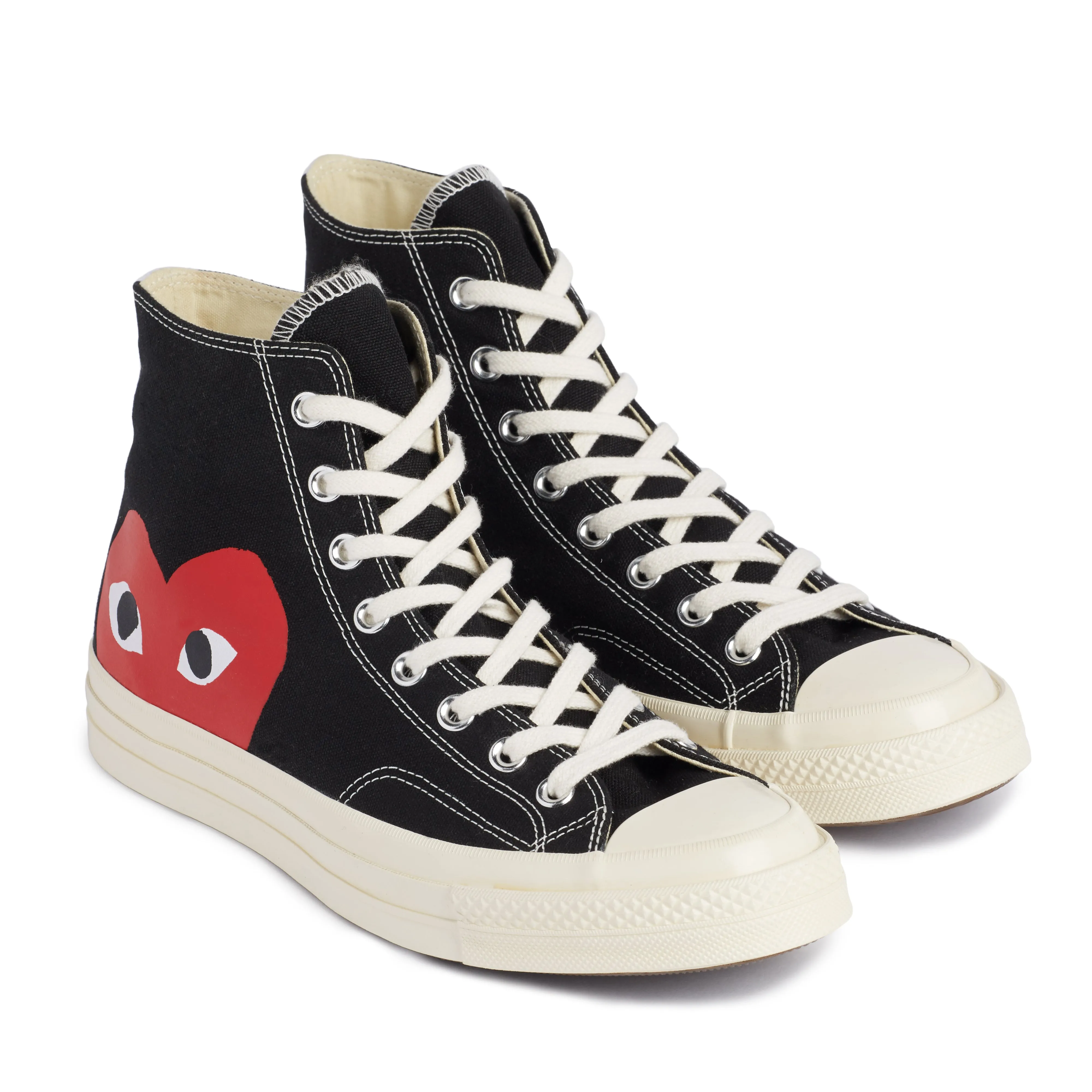 Play Converse Red Heart Chuck Taylor All Star ’70 High Sneakers  Black