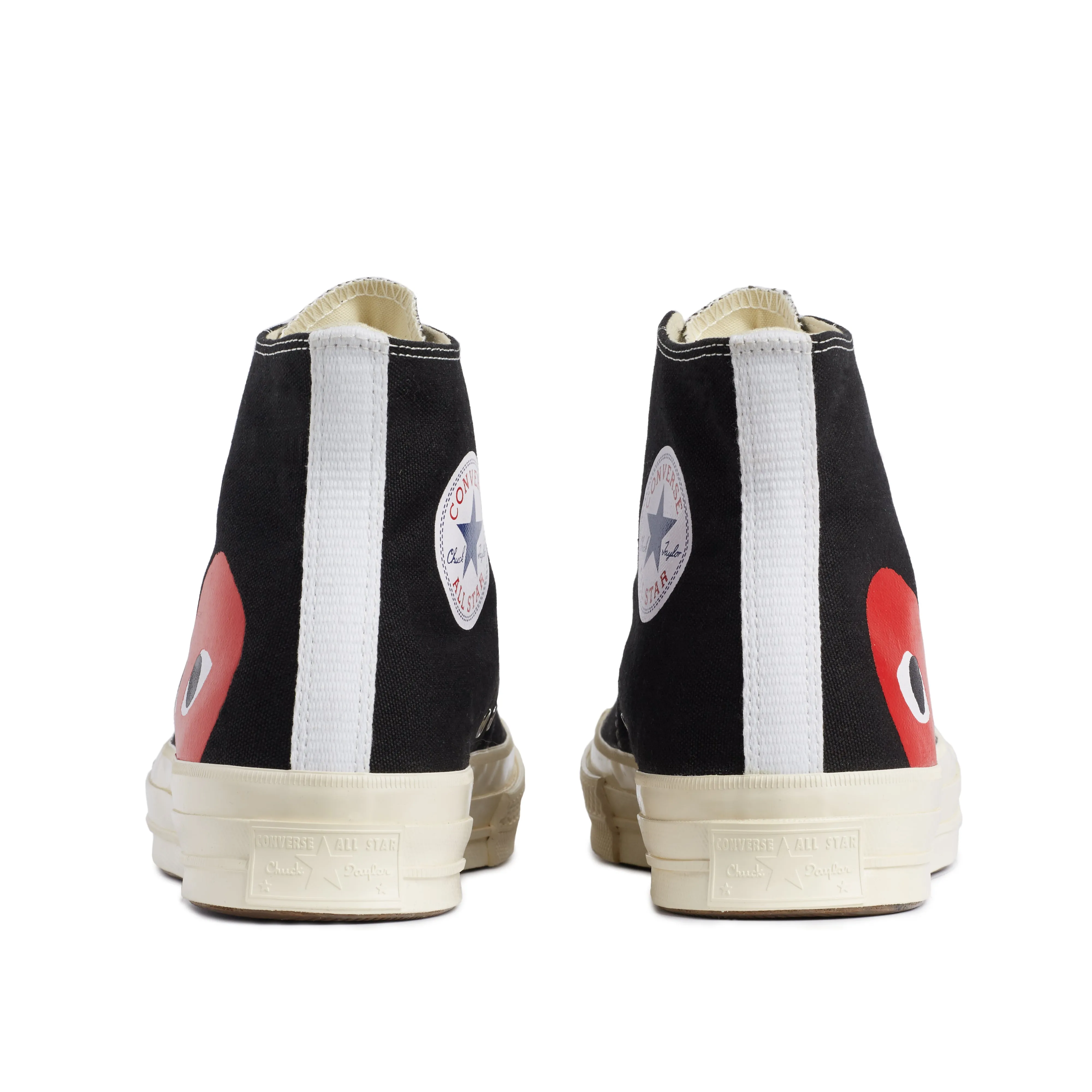 Play Converse Red Heart Chuck Taylor All Star ’70 High Sneakers  Black