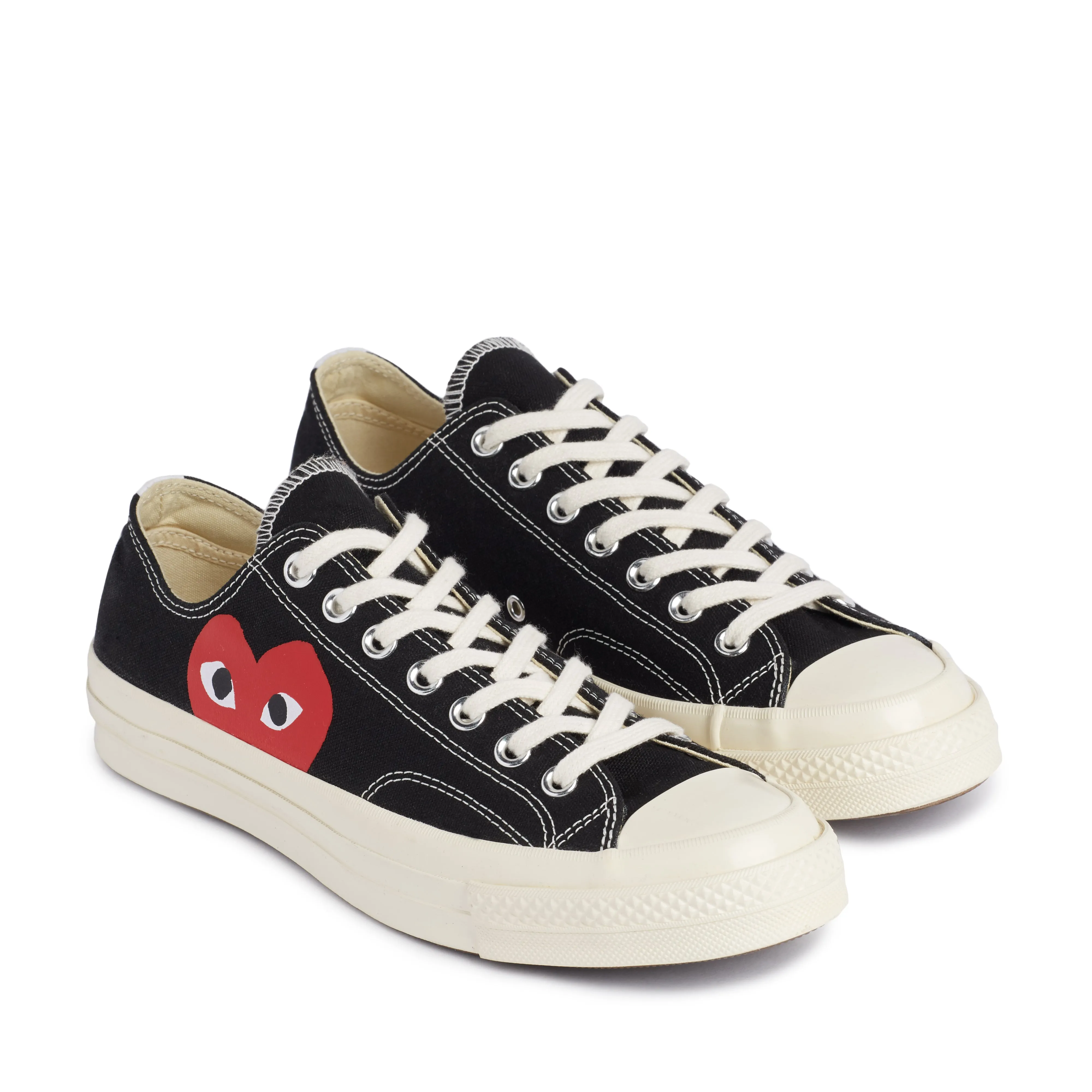 Play Converse - Red Heart Chuck Taylor All Star ’70 Low Sneakers - (Black)