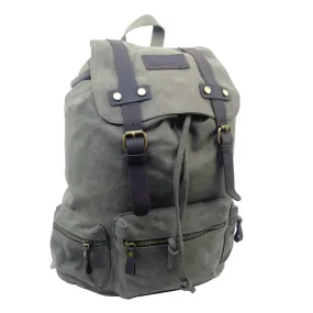 Portland Luggage Co. Canvas Buckle Backpack 957-4