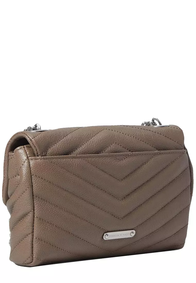 Rebecca Minkoff Rebecca Minkoff Edie Date Night Crossbody Bag in Deep Taupe SF22LEQXE9