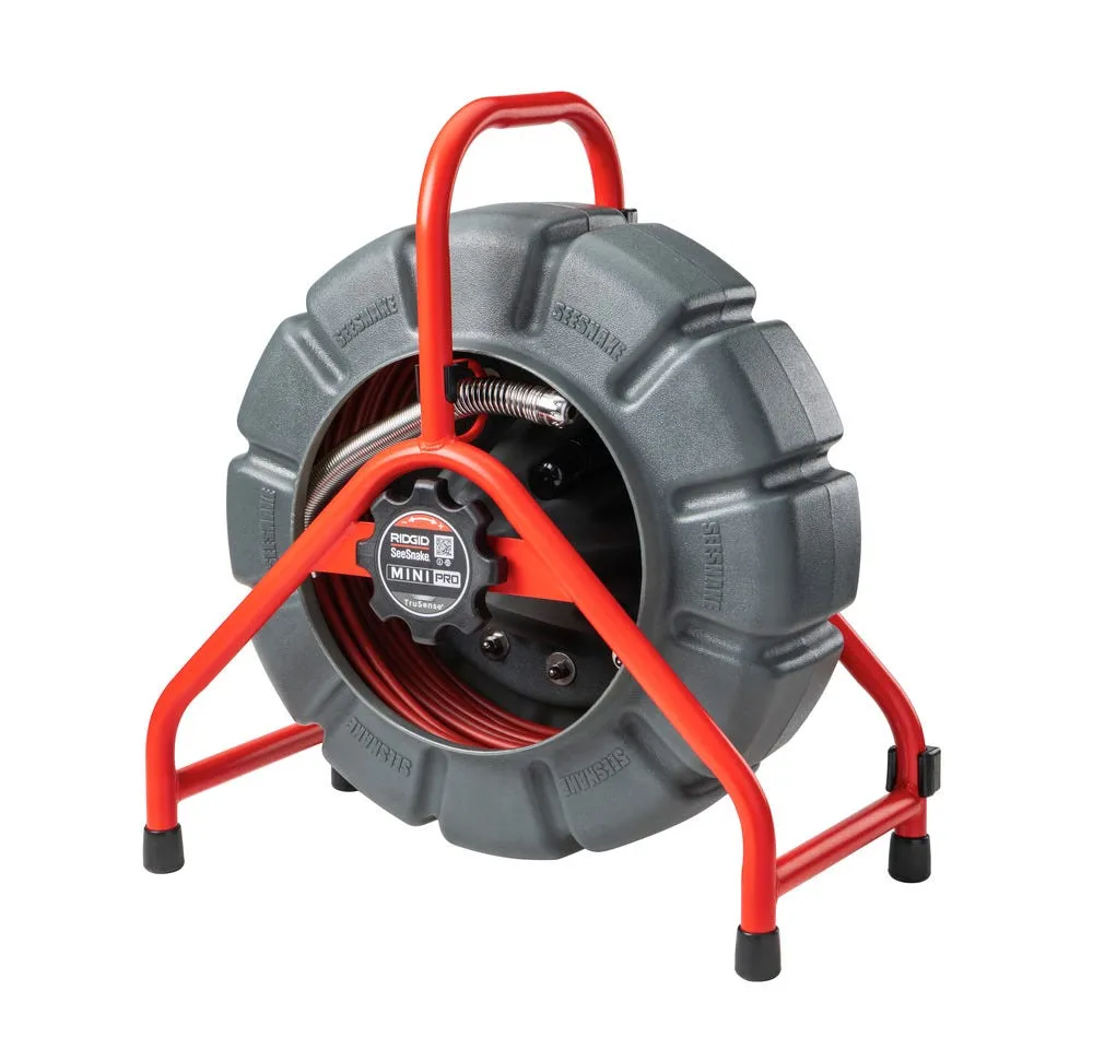 RIDGID SeeSnake Mini Pro 200' TruSense Digital Self-Leveling Color Camera Reel 76883