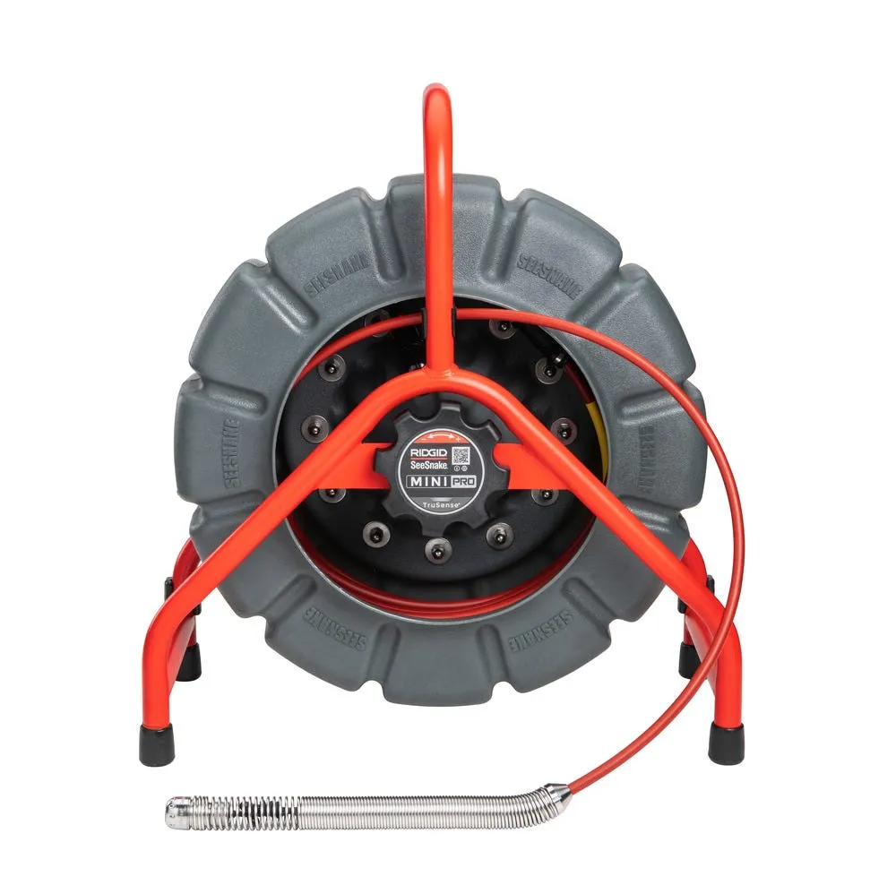 RIDGID SeeSnake Mini Pro 200' TruSense Digital Self-Leveling Color Camera Reel 76883