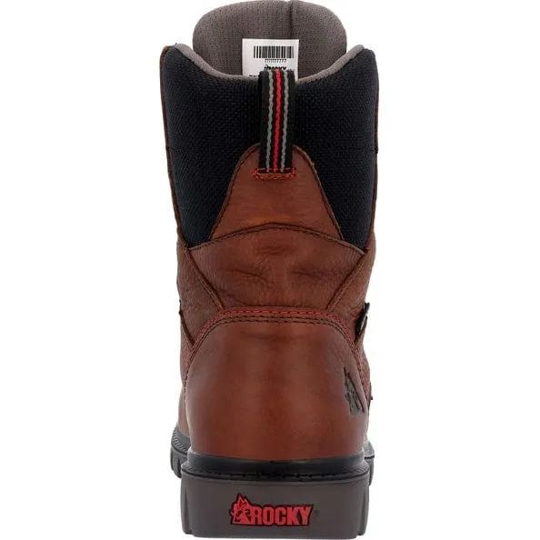 Rocky Men's Worksmart Brown Waterproof Composite Toe Work Boot RKK0403