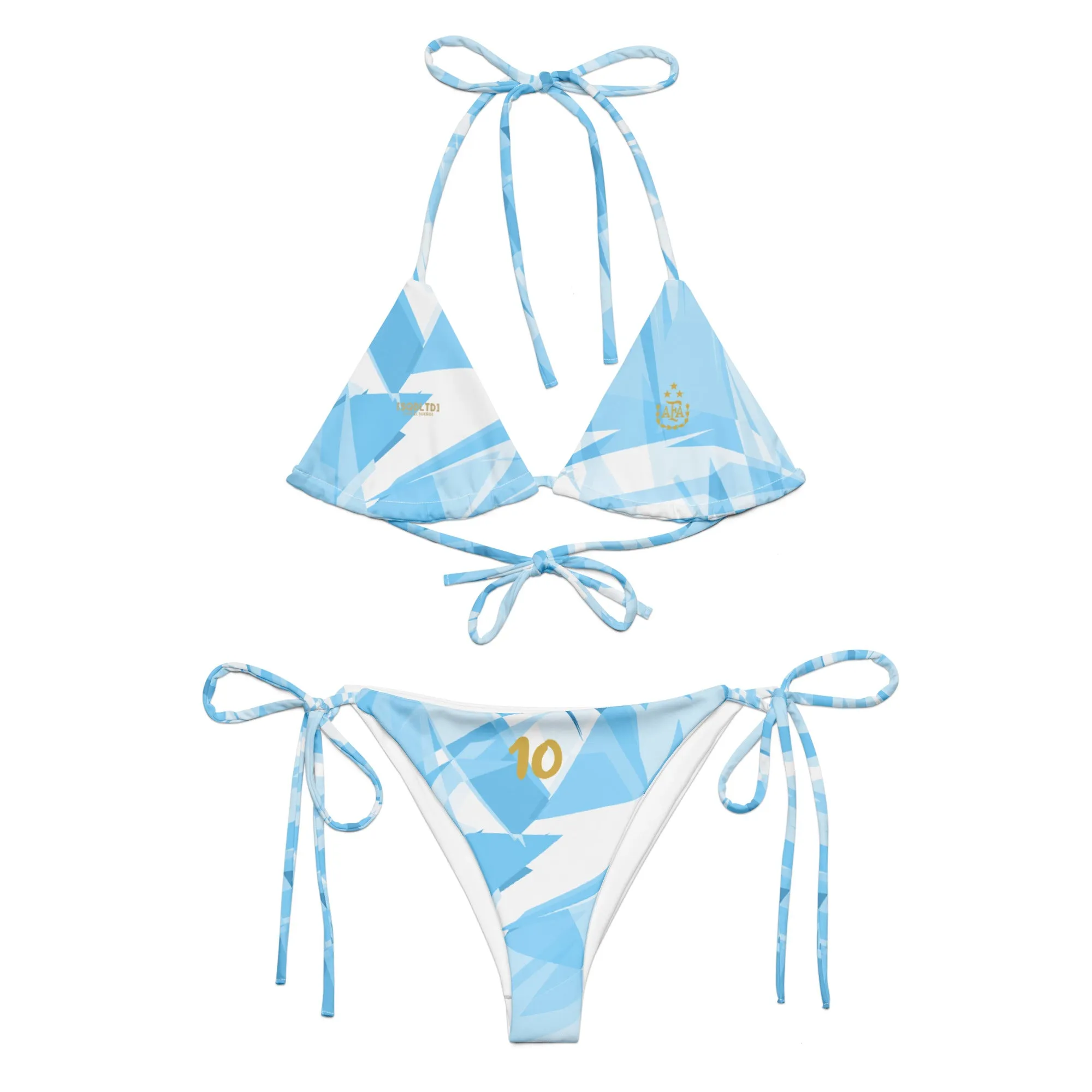 Sqdltd Argentina Messiah SB Recycled String Bikini