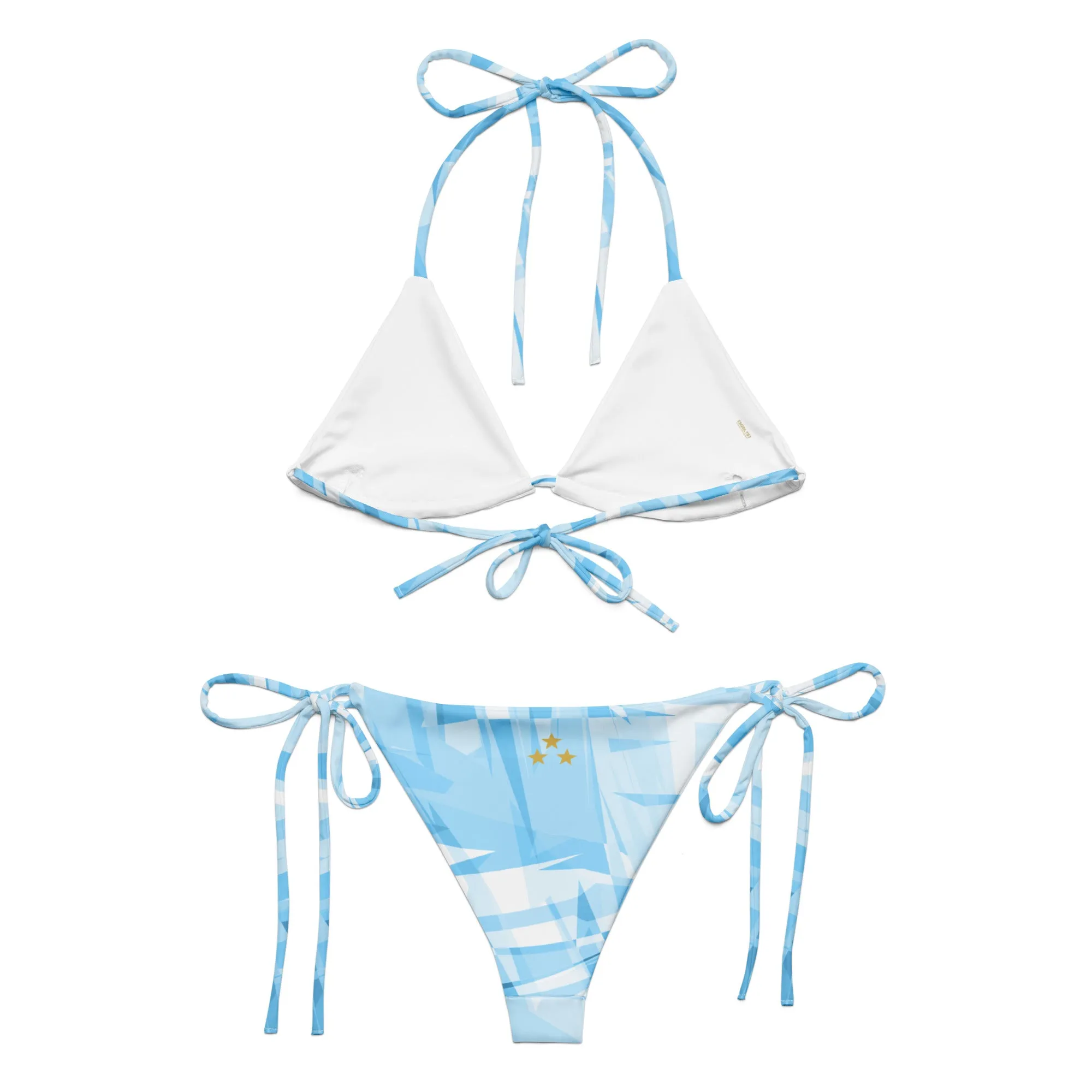 Sqdltd Argentina Messiah SB Recycled String Bikini