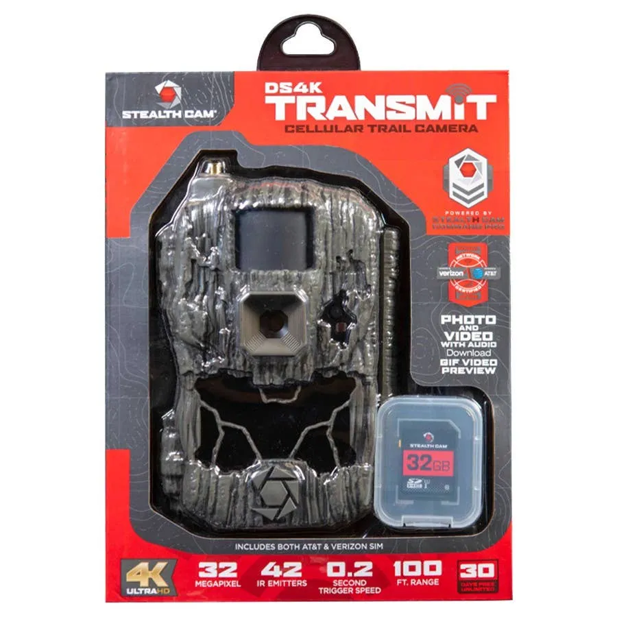 Stealth Cam DS4K 4K Trail Camera - Camo - 32 Megapixel