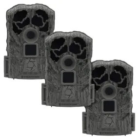 Stealth Cam Triple Brow Tine 14 MP 32GB 720 HD Trail Camera - Camo - 3 PK