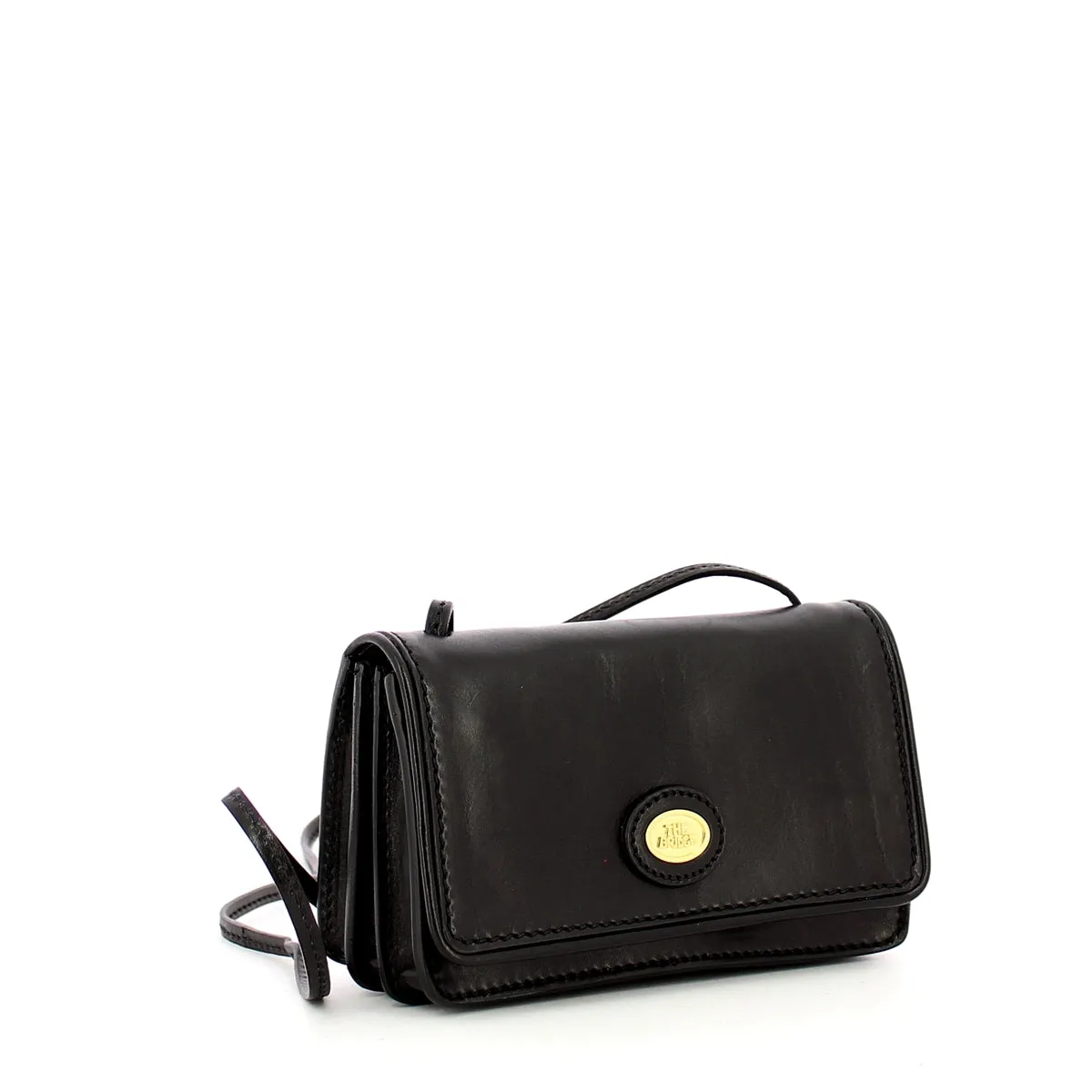 The Bridge - Rustic crossbody bag Story - 02010901 - NERO/ABB./ORO