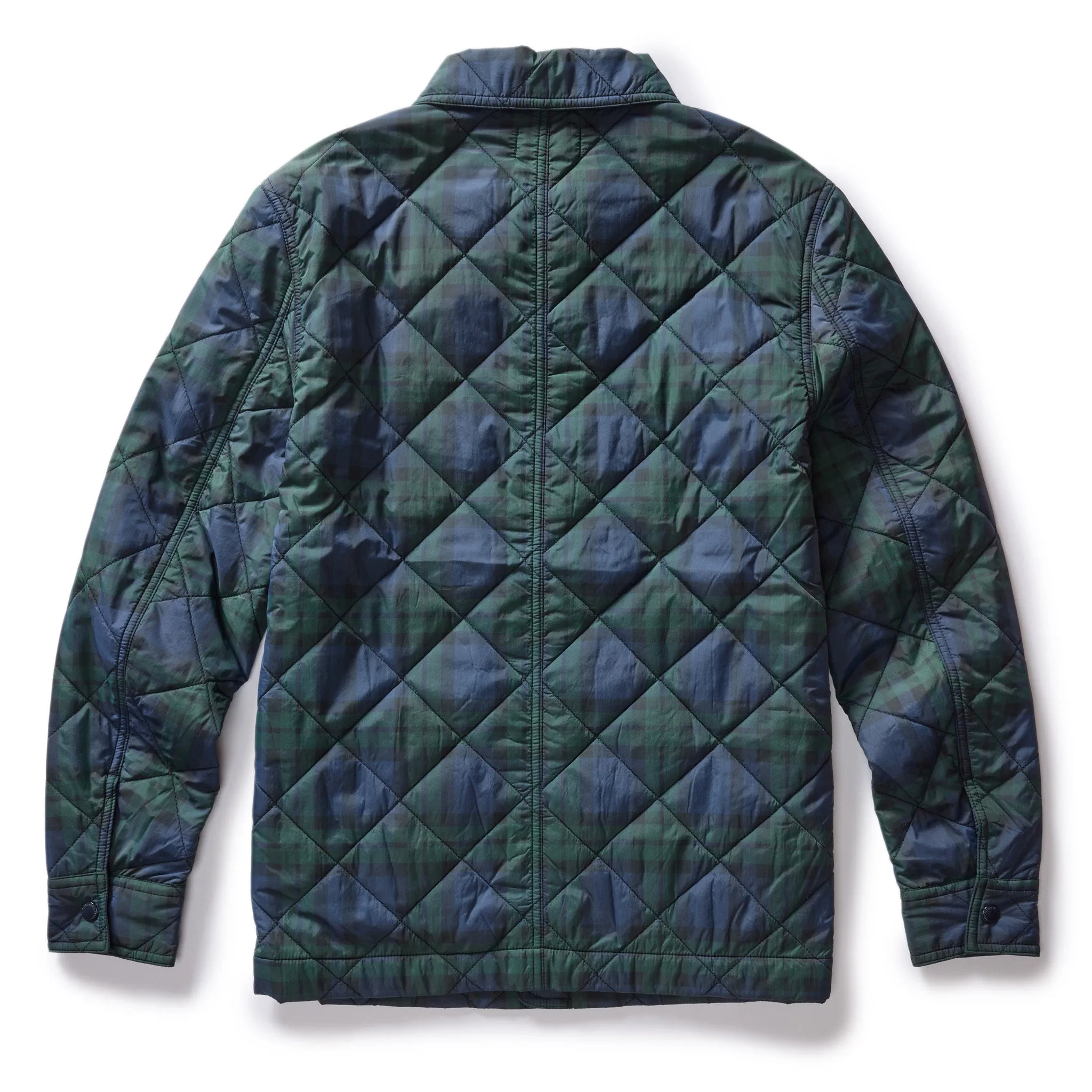 The Ojai Jacket in Blackwatch Plaid Diamond Quilt