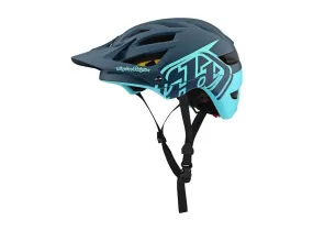 Troy Lee Designs A1 MIPS MTB Helmet - Classic - Dark Gray-Aqua2019