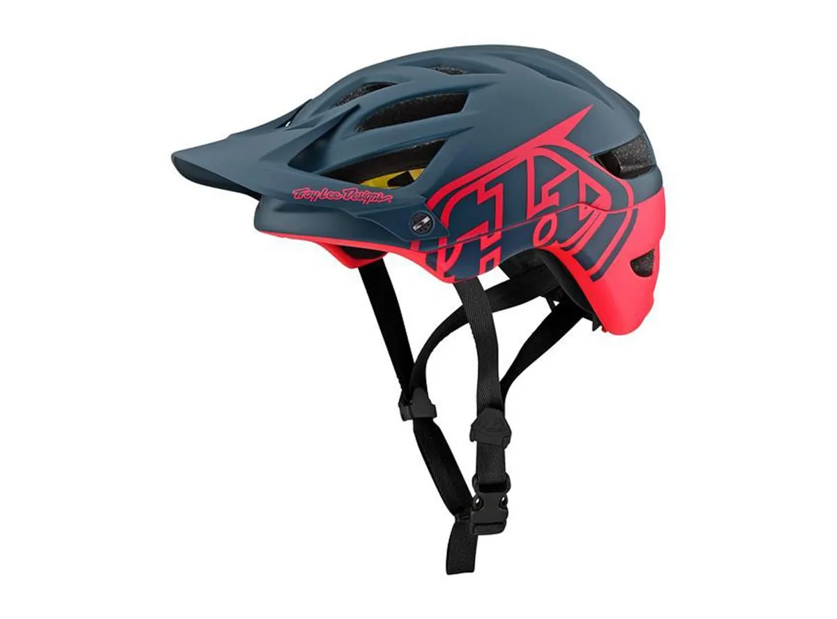 Troy Lee Designs A1 MIPS MTB Helmet - Classic - Slate-Magenta - 2019