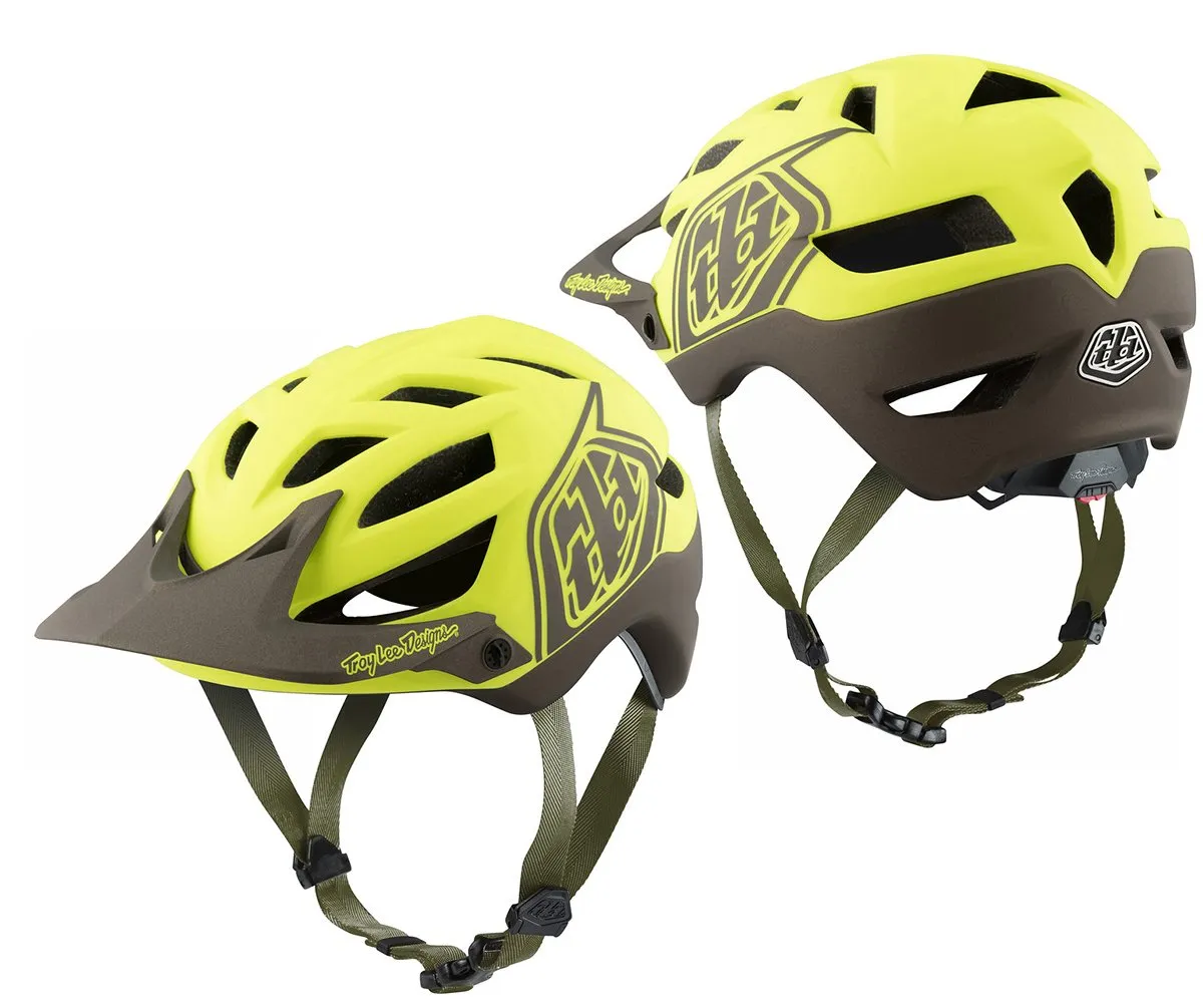 Troy Lee Designs A1 MIPS MTB Helmet - Classic - Yellow-Black