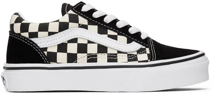 Vans Kids Black & Off-White Old Skool Little Kids Sneakers