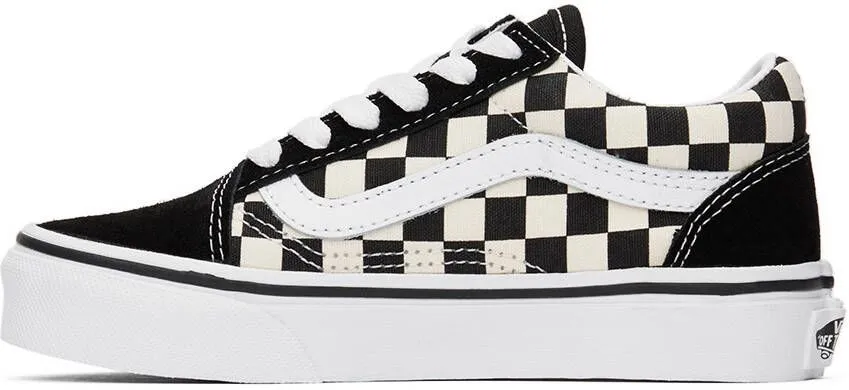 Vans Kids Black & Off-White Old Skool Little Kids Sneakers