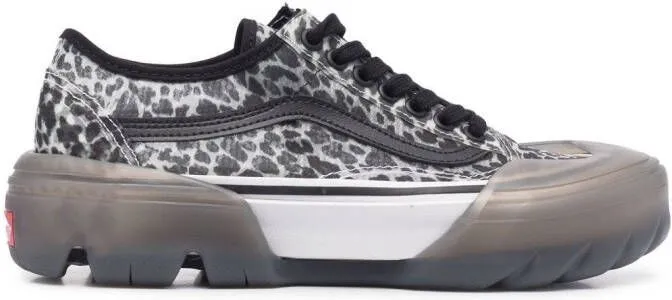 Vans Old Skool leopard-print sneakers Grey