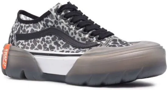 Vans Old Skool leopard-print sneakers Grey