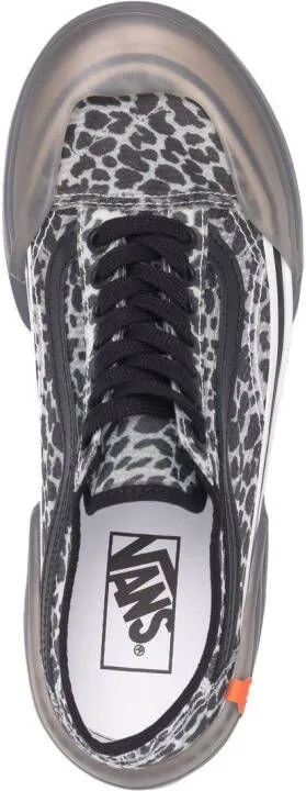 Vans Old Skool leopard-print sneakers Grey