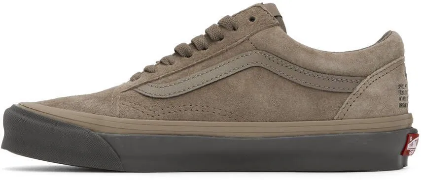 Vans Taupe WTAPS Edition OG Old Skool LX Sneakers