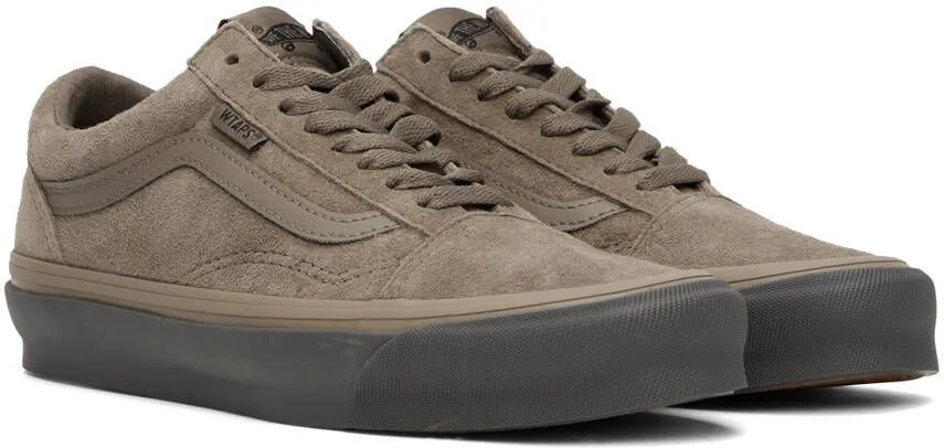 Vans Taupe WTAPS Edition OG Old Skool LX Sneakers