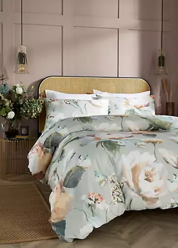 Vantona Home Boutique Naomi Floral 200 Thread Count Cotton Duvet Cover Set | Kaleidoscope